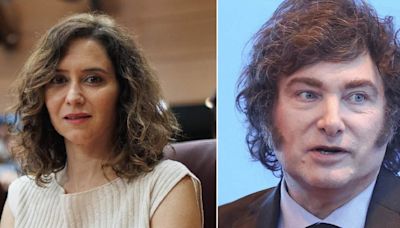 Isabel Díaz Ayuso apoyó a Javier Milei en el conflicto con Pedro Sánchez: “Lo han difamado y no han respetado la democracia”