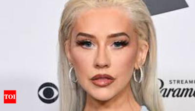 Christina Aguilera celebrates 25 years since the release of debut album with Matthew Rutler at L.A. Party | English Movie News - Times of India