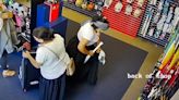 WATCH: Woman steals $8K+ in baseball bats by tucking them under skirt at Huntersville shop