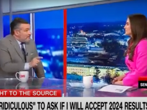 'It's a yes or no question': CNN's Kaitlan Collins presses Ted Cruz on election acceptance
