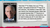 Anthony Fauci Recalls Trump Cursing Out ‘That F**ker’ Biden In ‘Unnerving’ Last Conversation With President