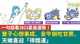 雙子心想事成、金牛倒吃甘蔗！一句話看你今年運勢