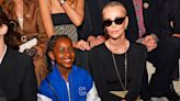 Charlize Theron Sits Front Row at Dior Show With 7-Year-Old Daughter