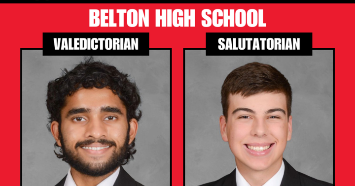 Belton High names top two students