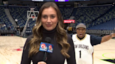 MUST SEE: Mannie Fresh crashes WDSU Sports Reporter Kendall Duncan's Pelicans report
