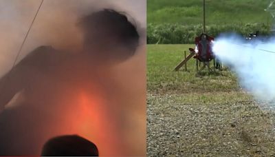 NC video warns about unsafe use of fireworks; dummy is blown up during examples of what to avoid