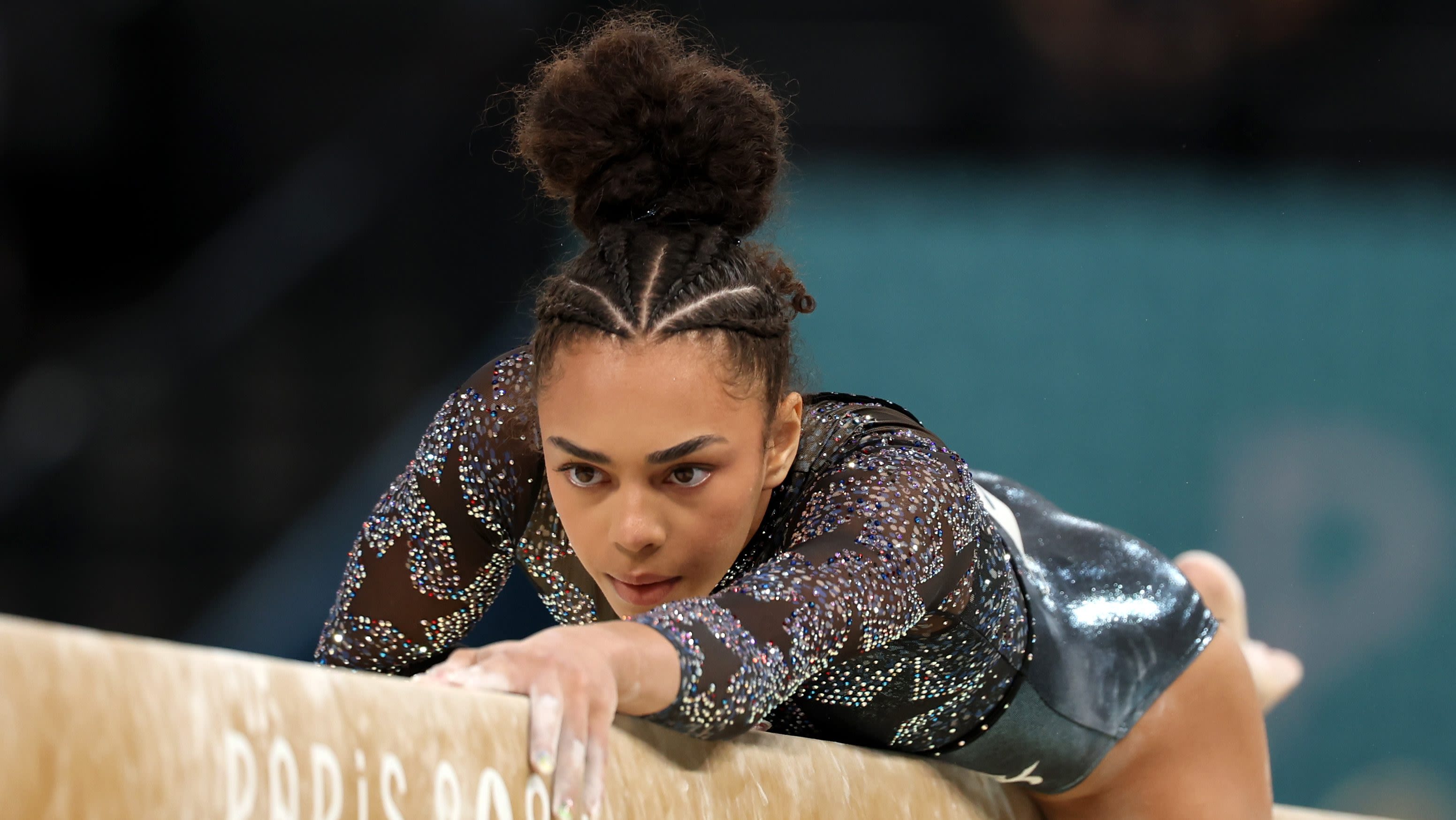 Gymnast Hezly Rivera Sends Two-Word Message to Parents After Olympic Setback