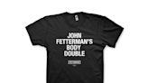 Sen. John Fetterman is selling 'body double' T-shirts, leaning into the right-wing conspiracy theory