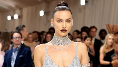 Irina Shayk Wears Dress Made of 84,000 Swarovski Crystals to Met Gala 2024