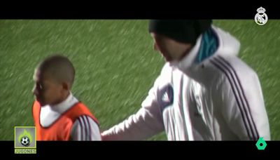 El Real Madrid desvela imágenes inéditas de Mbappé entrenando con Zidane en 2012