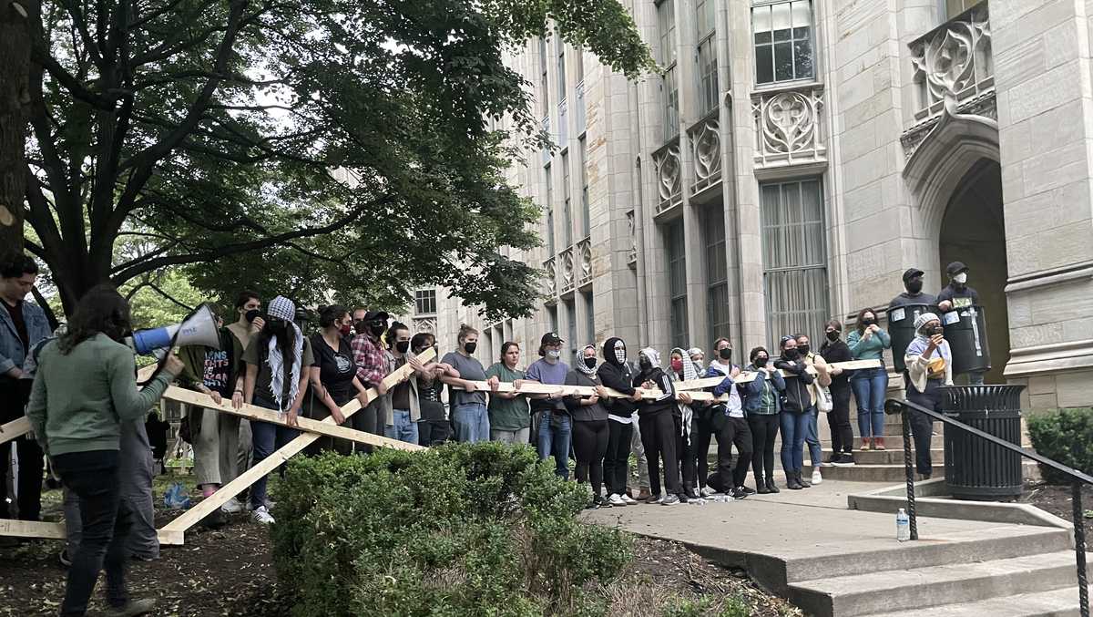 1 arrested during pro-Palestine protest at University of Pittsburgh
