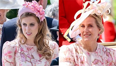 Duchess Sophie and Princess Beatrice rock same dress 48 hours apart