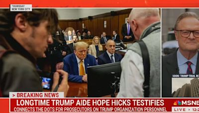 MSNBC’s O’Donnell Says Trump Stared Him Down in Court With ‘Intimidating Look’: ‘It Was Just a Crazy Face’