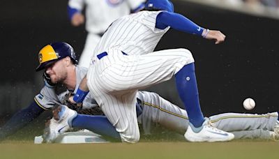 Brice Turang’s RBI grounder in the eighth gives the Brewers a 1-0 win over the Cubs