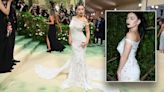 Charli XCX wore dress made from recycled T-shirts dating back to the 1950s, 1960s to the Met Gala