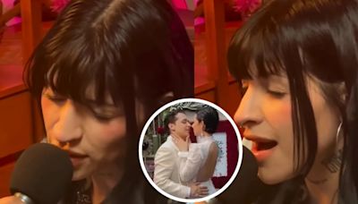 Filtran video de Cazzu cantando ‘Como la flor’ tras boda de Christian Nodal y Ángela Aguilar: “Yo sé perder”