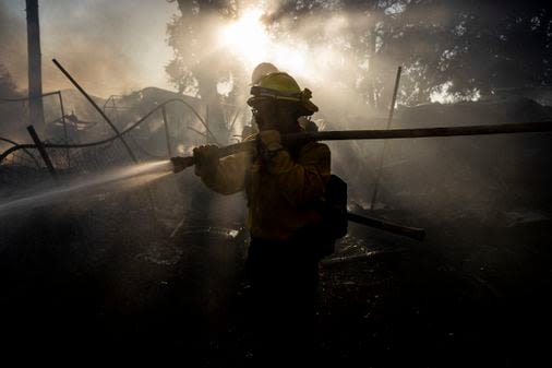 Wildfires east of LA, south of Reno, Nevada, threaten homes, buildings, lead to evacuations - The Boston Globe