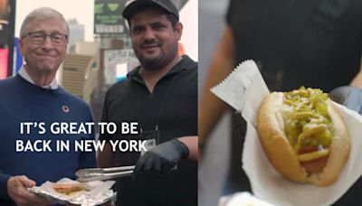 Watch: Bill Gates Enjoys A Hot Dog On The Streets Of New York