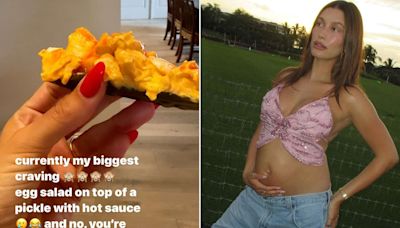 Pregnant Hailey Bieber Reveals Her ‘Biggest Craving’: ‘You’re Not Allowed to Judge’
