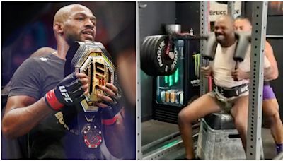 Jon Jones squatted a huge amount in training as the UFC legend gets closer to his comeback