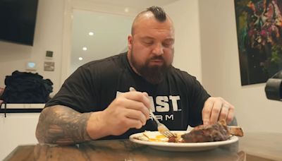 Inside Eddie Hall's insane 10,000 calorie-a-day diet - and he still loses weight