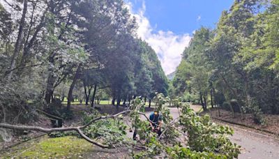 凱米颱風造成山區道路受創 奧萬大森林遊樂區、能高越嶺道西段及天池山莊持續休園至8/9