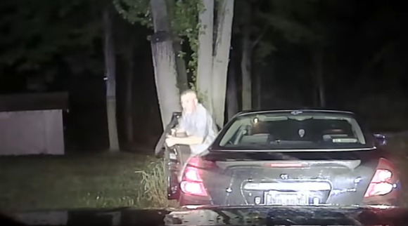 Video: Dash cam shows man point rifle at Ohio police before being shot