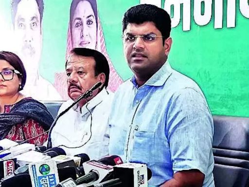 Haryana CM Nayab Singh Saini Accused of Being a Puppet by Dushyant Chautala | Chandigarh News - Times of India
