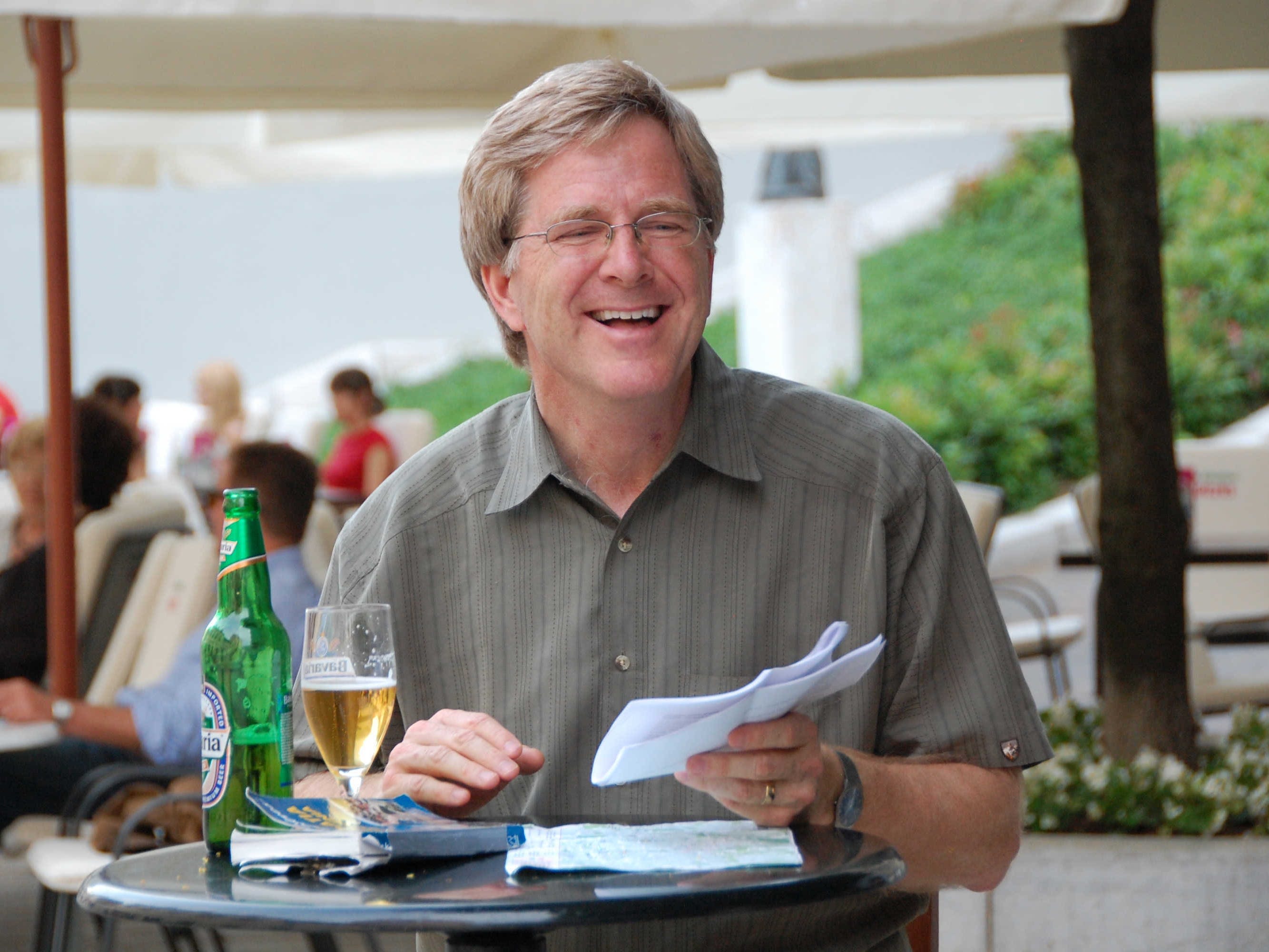 Travel expert Rick Steves says he only flies in economy: 'It never occurred to me that I'm suffering'