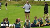 England Red Roses share rugby tips with Keswick young players