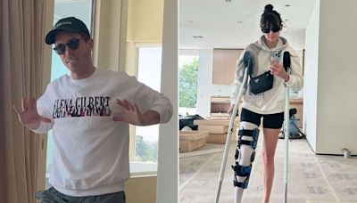 Shaun White Shakes His Booty in “Vampire Diaries” Merch for Girlfriend Nina Dobrev as She Recovers from Bike Accident