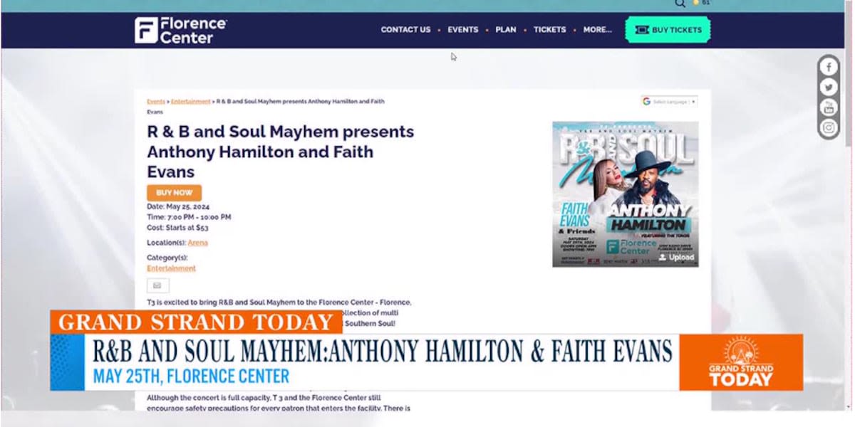 Ger ready for R&B and Soul Mayhem coming to the Florence Center
