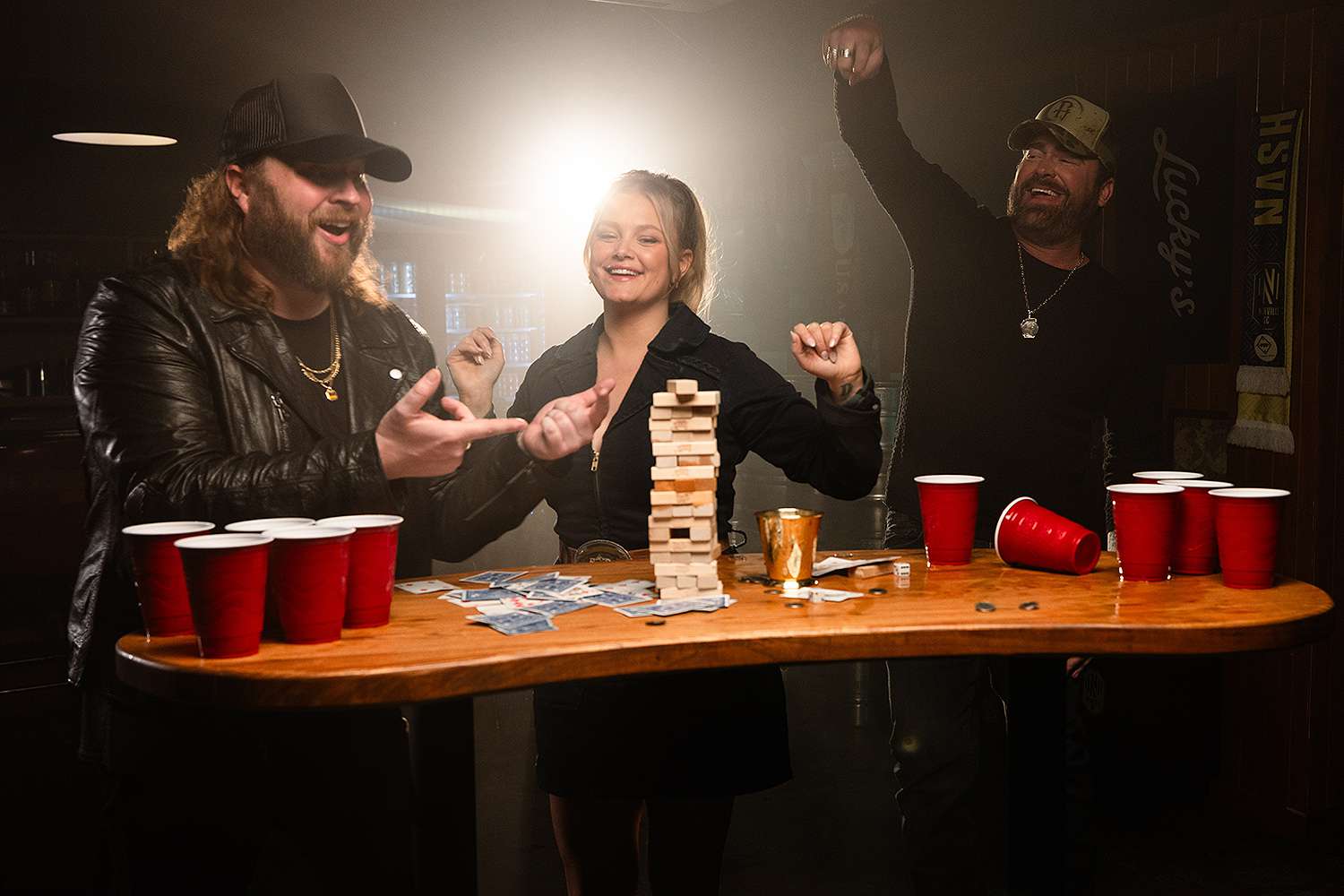 Nate Smith and Hailey Whitters Join Lee Brice in a Local Bar in the 'Drinkin' Buddies' Music Video — Watch! (Exclusive)