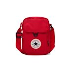 Converse Crossbody 2 男款 女款 紅色 魔鬼氈 拉鍊口袋 側背包 10020540-A08