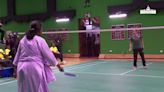 President Droupadi Murmu Plays Badminton With Ace Shuttler Saina Nehwal At Rashtrapati Bhavan; WATCH VIDEO