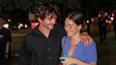 Logan Lerman Smiles as He Wraps His Arm Around Girlfriend Ana Corrigan During Night Out in Los Angeles