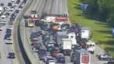 Crash causes I-20 shutdown at Six Flags Parkway