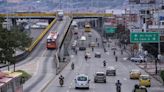 Cierre por obras en el carril de la Avenida Primera de Mayo con Avenida Boyacá