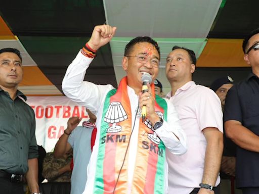 SKM sweeps Sikkim assembly elections, PM Modi congratulates CM Tamang