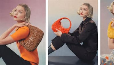 Gigi Hadid per la nuova campagna borse di Miu Miu