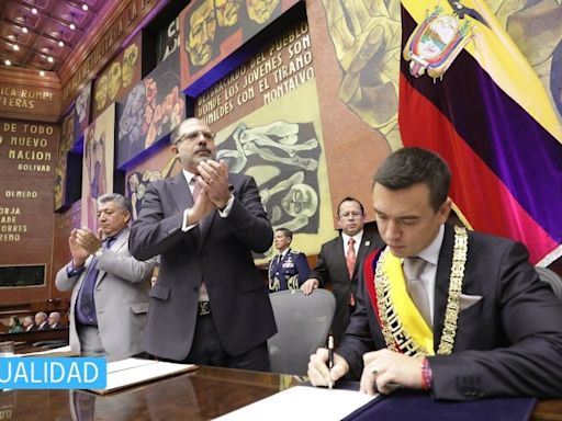 Gobierno de Daniel Noboa se abre tres frentes en la Asamblea Nacional