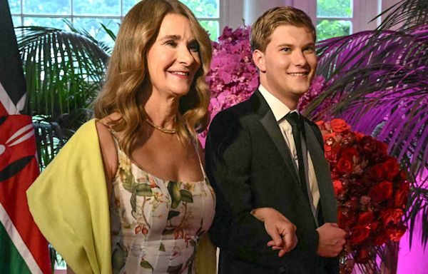 Melinda French Gates Makes Rare Appearance with Son Rory at White House State Dinner