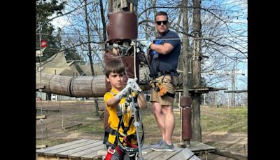 ‘Dads Climb Free’ at The Adventure Park at Storrs on Father's Day