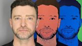 La foto de Justin Timberlake arrestado se convirtió en arte, este es su precio