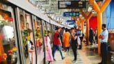 Woman jumps off elevated Delhi Metro platform, dies