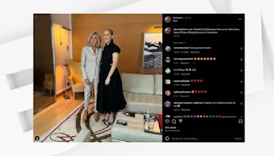 Céline Dion rencontre Brigitte Macron à la veille de la cérémonie d'ouverture des JO de Paris