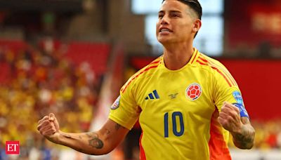 James Rodriguez is enjoying a stunning revival with Colombia at Copa America - The Economic Times