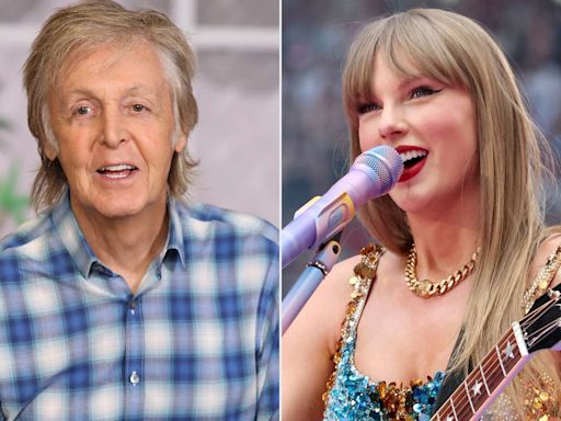 Paul McCartney Accepts Friendship Bracelets While Attending Taylor Swift's Eras Tour in London