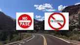 ¿Cuál es la diferencia entre 'no pase' y 'vía cerrada'? Tome precauciones