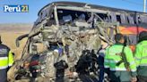 Choque entre dos buses deja cuatro muertos y 19 heridos: Accidente habría sido originado por un tractor